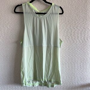 lululemon athletica Light Green Tank Top